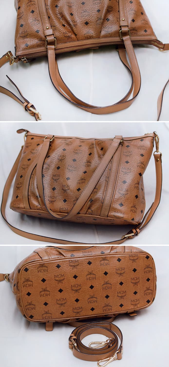MCM 비세토스 모노그램 레더 쇼퍼백 (토트.숄더.크로스) 상품이미지5
