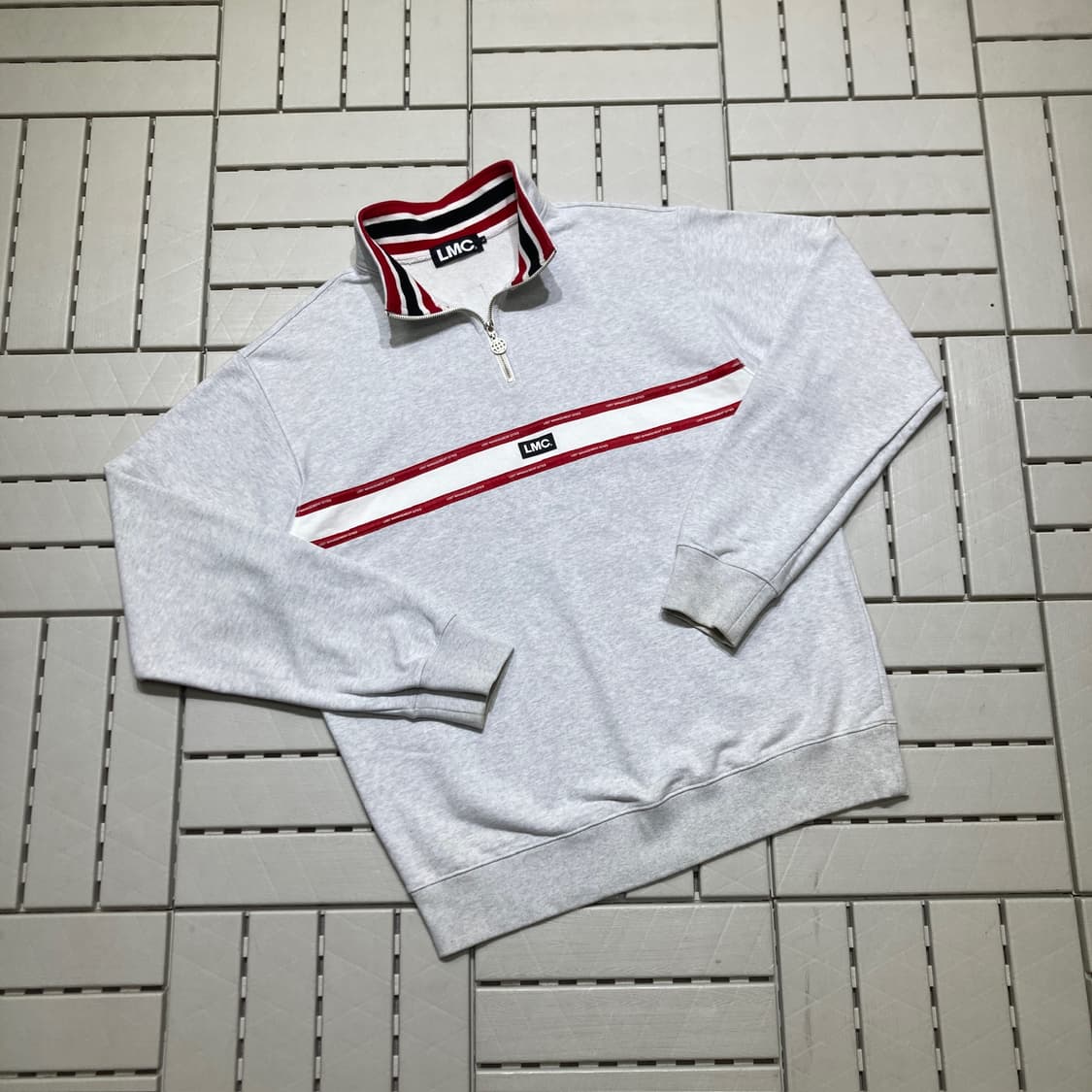 [L]LMC 반집업 맨투맨 0308 상품이미지1