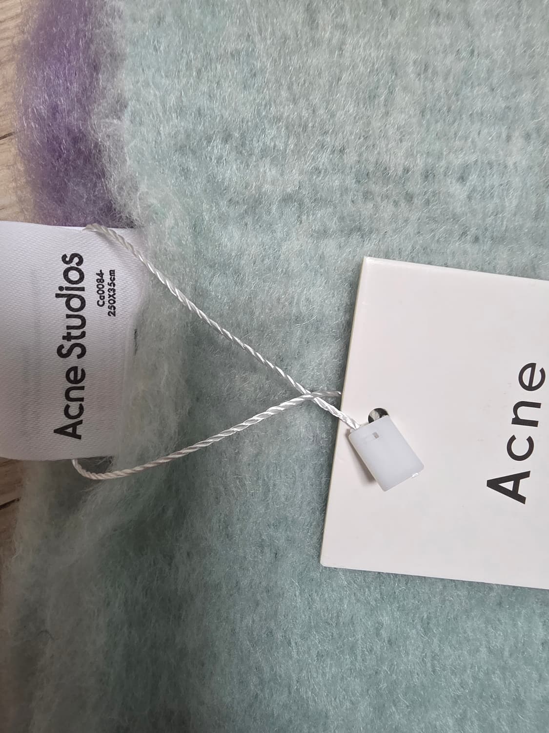 Acne Studios 머플러 (퍼플/민트/옐로우 믹스) 상품이미지5