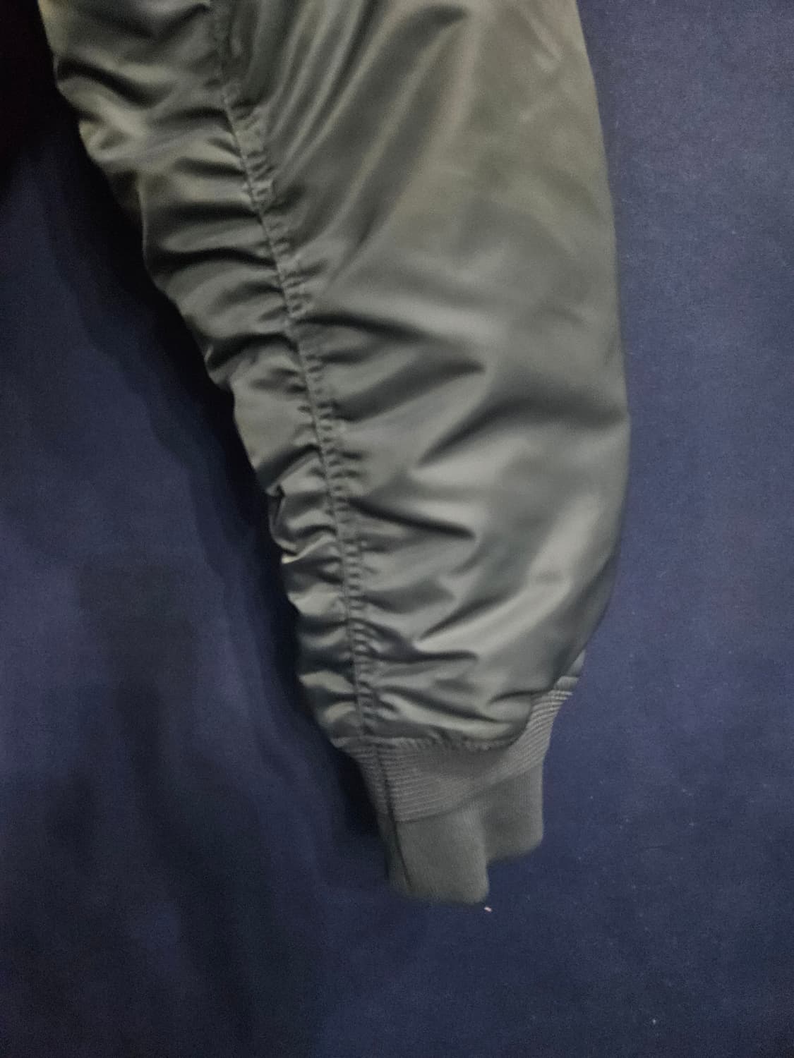 무신사스탠다드 MA-1 다크그레이 남성 오버핏95~100 항공점퍼 자켓 상품이미지5