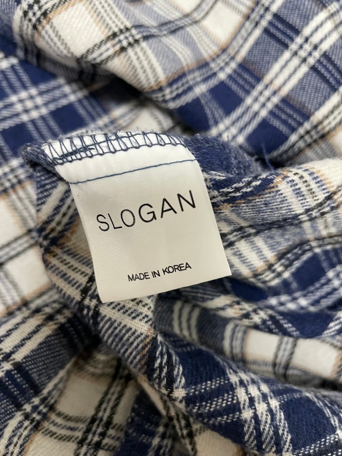 빈티지 체크 후드 셔츠 상품이미지3