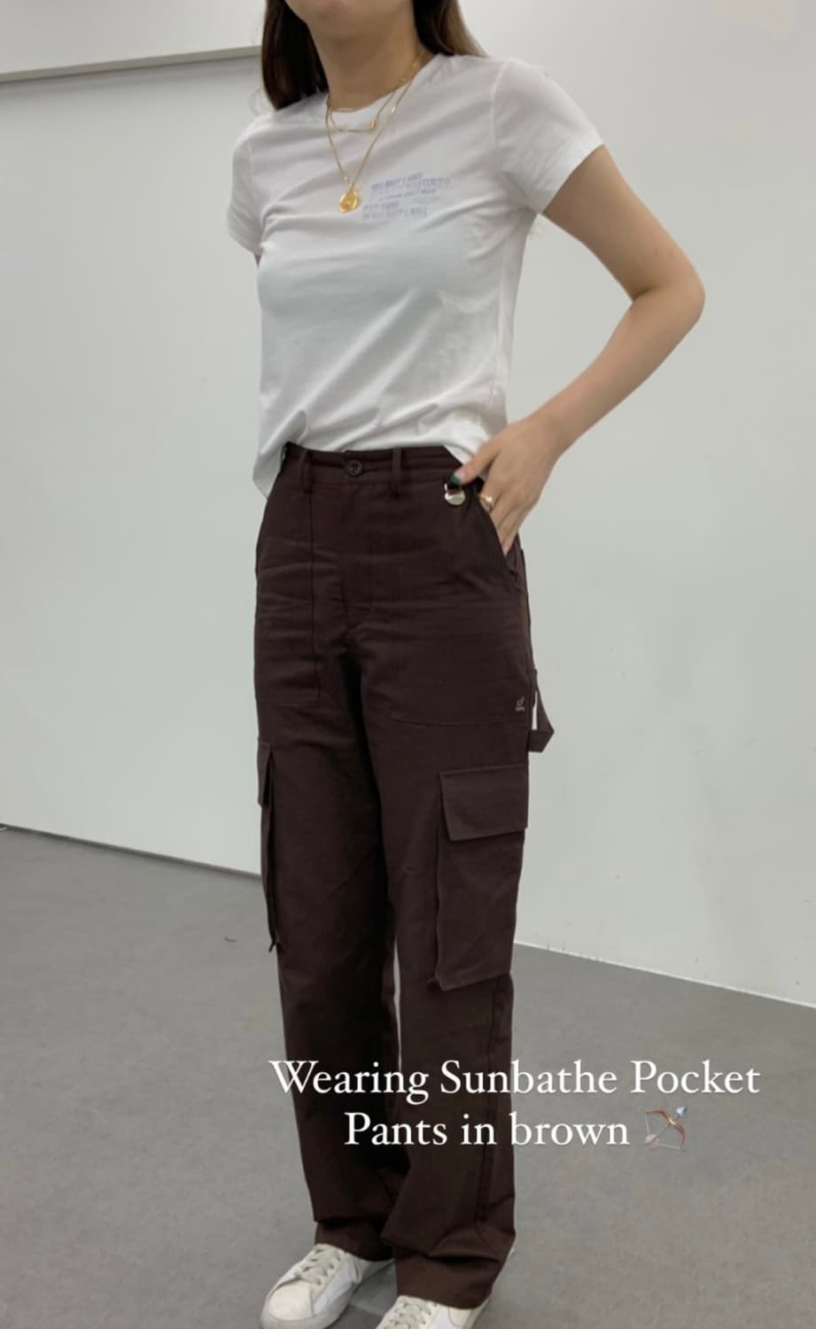 (S) 헬무트랭 민트 자수 로고 베이비 반팔 티셔츠 상품이미지3
