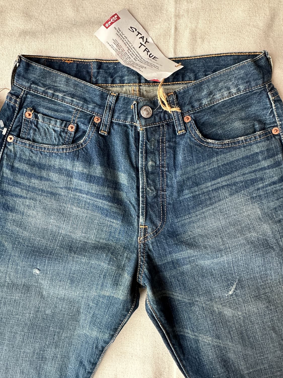 리바이스 501 스테이트루 워싱 데님 팬츠 28(새상품) 상품이미지2