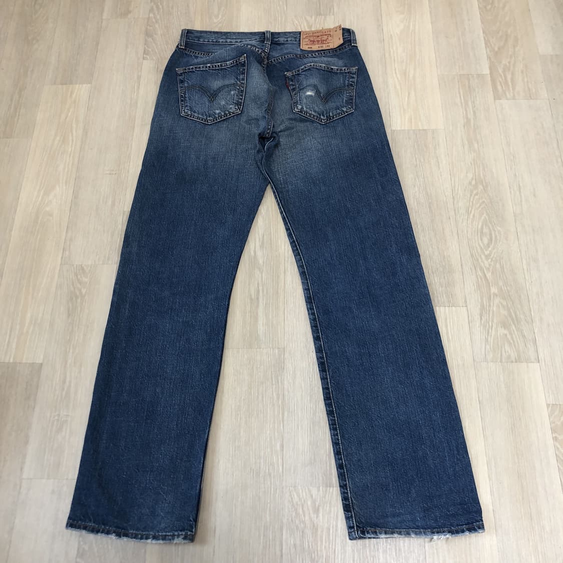 (31) 00's 리바이스 501 스트레이트진 04501 워시드 연청 데 상품이미지6