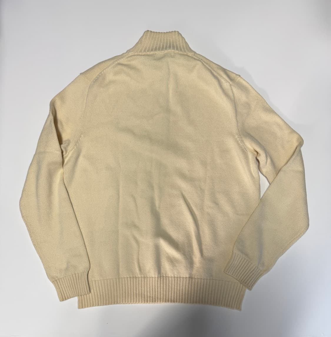 폴로 랄프로렌 신형 라벨 코튼 반집업 니트 L 상품이미지3