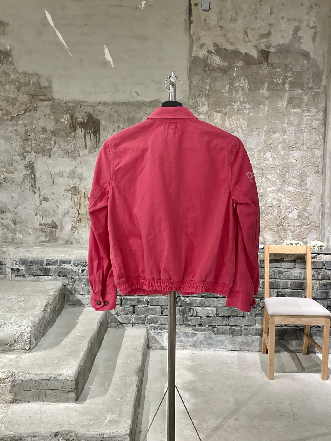 폴로 랄프로렌 플라밍고 화이트포니 스펠링 투 웨이 스윙 탑 자켓 상품이미지6