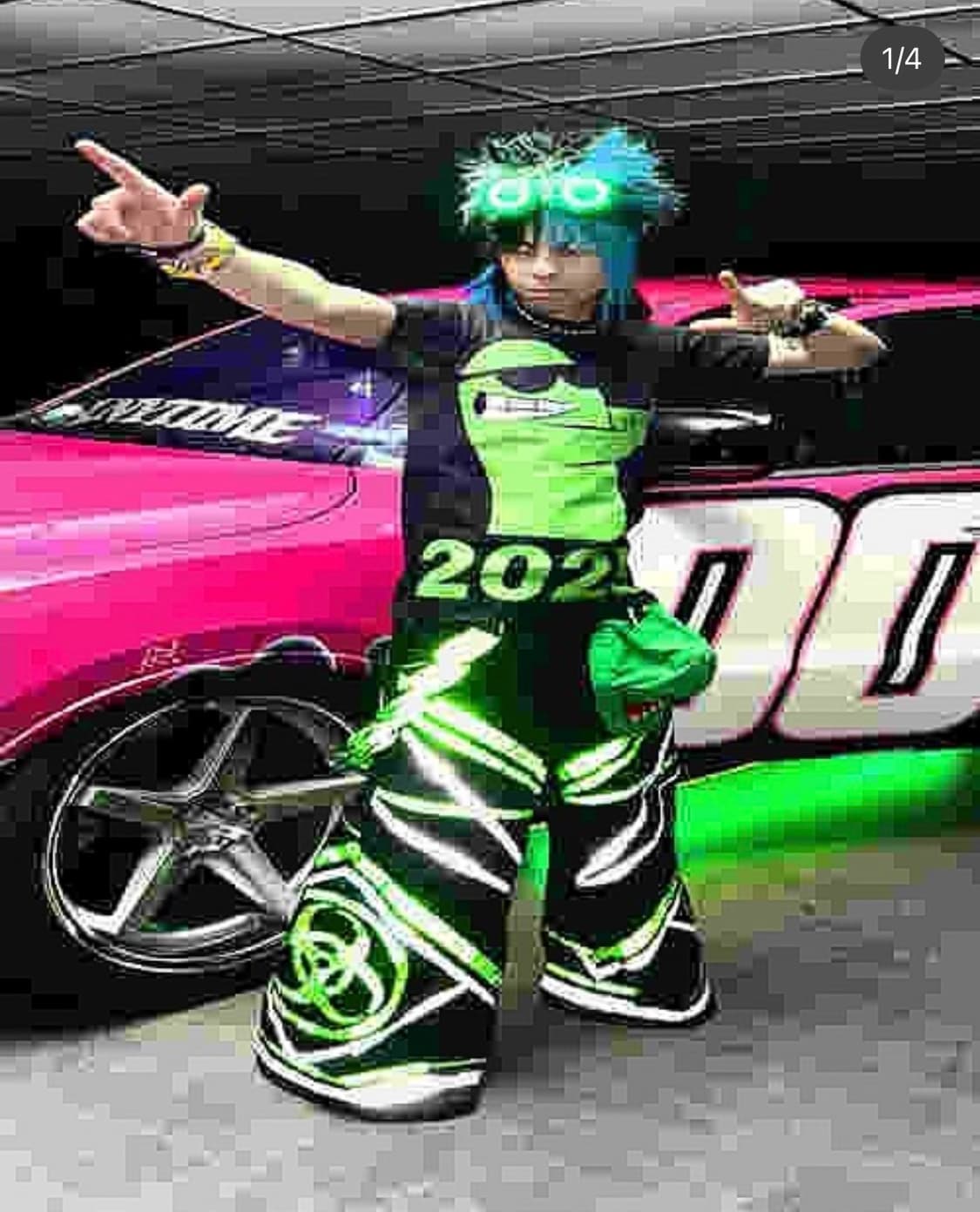 Y2K romanceplanet type shuffle pants 상품이미지4