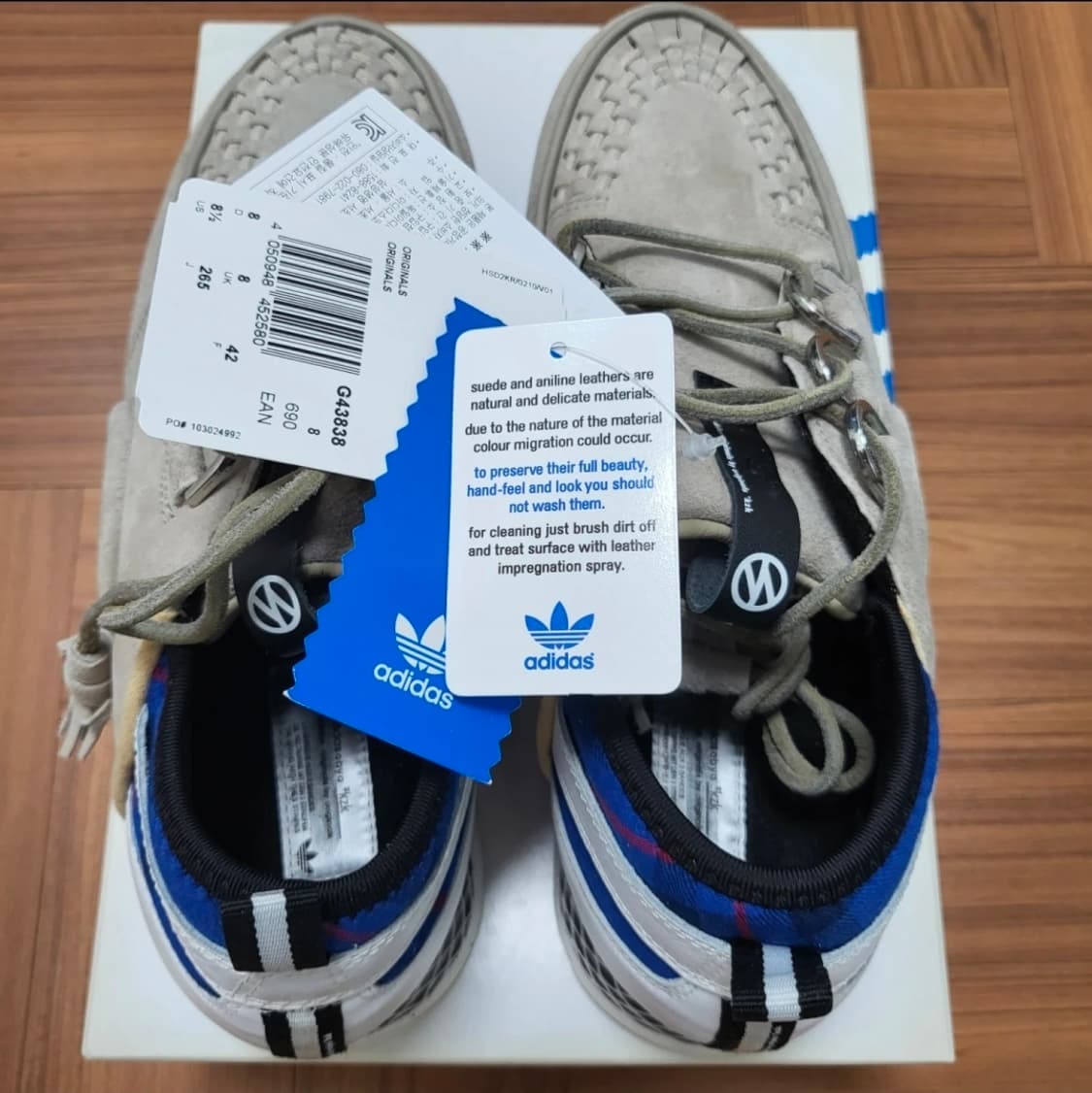 정품 새제품 아디다스 오리지날 60주년 한정 카즈키 콜라보 ZX MOCC 상품이미지3