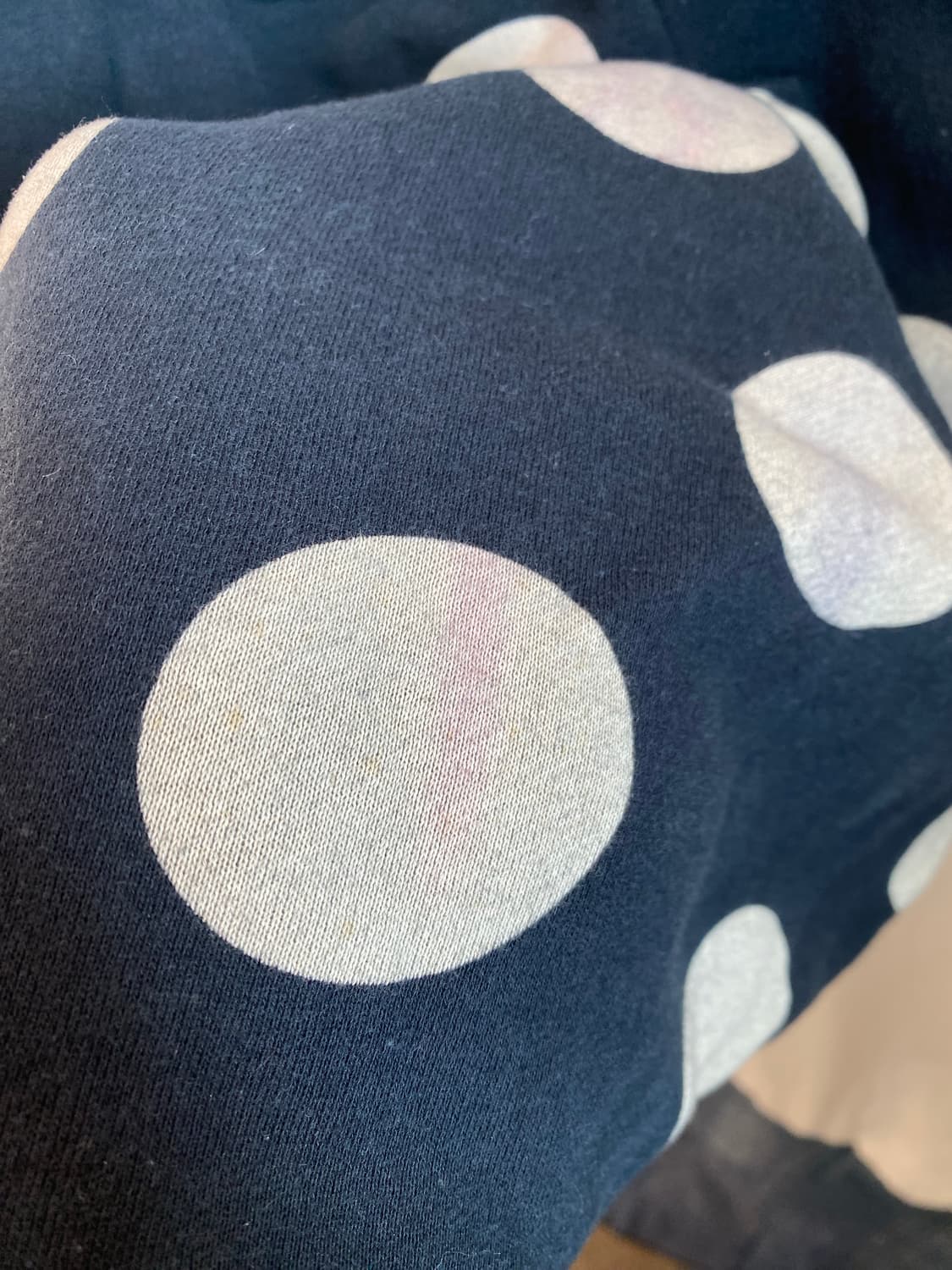 네이비 도트 빅숄더백 상품이미지5