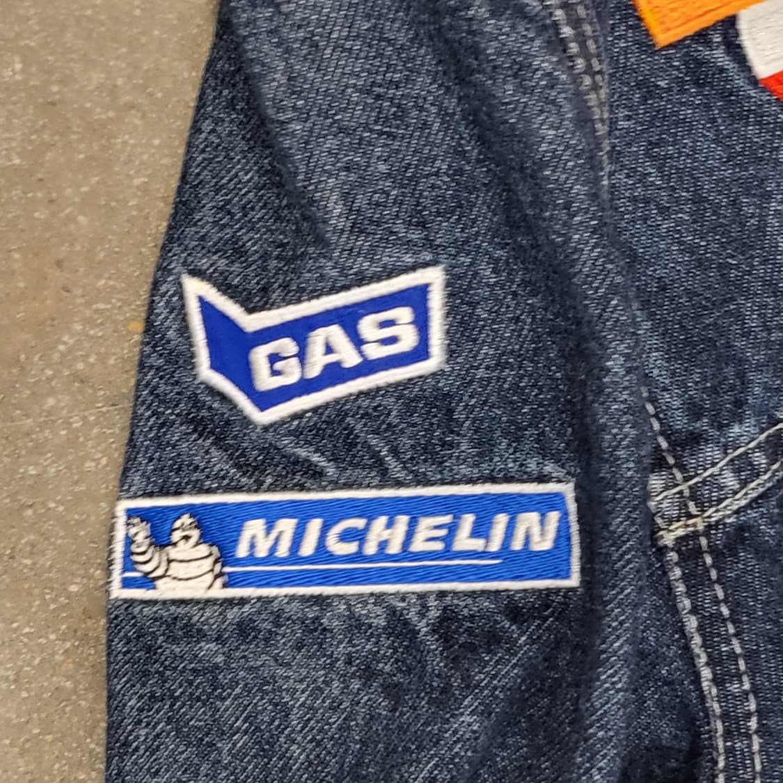 미국빈티지 GAS 혼다 콜라보 데님자켓 청자켓 상품이미지8