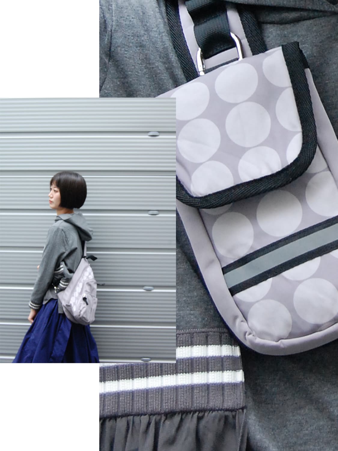 Polka dot sling bag 상품이미지1