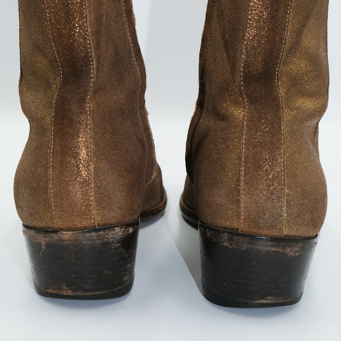 메종 마틴 마르지엘라 메탈릭 턱시도 쿠반힐 부츠 41(260) 사이즈 상품이미지9