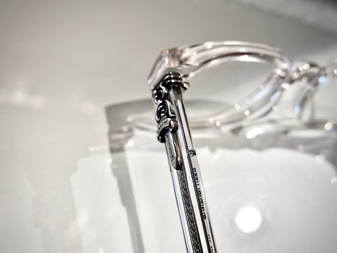 크롬하츠 컨볼루티드 크리스탈/실버 안경 상품이미지7