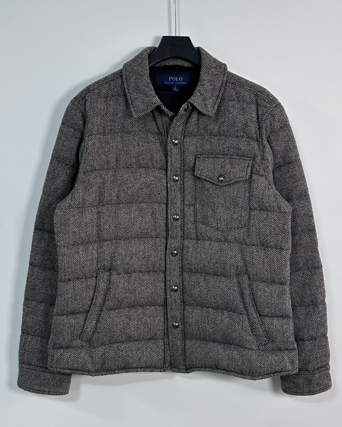 폴로 헤링본 셔츠 다운 자켓(va.12) 상품이미지1