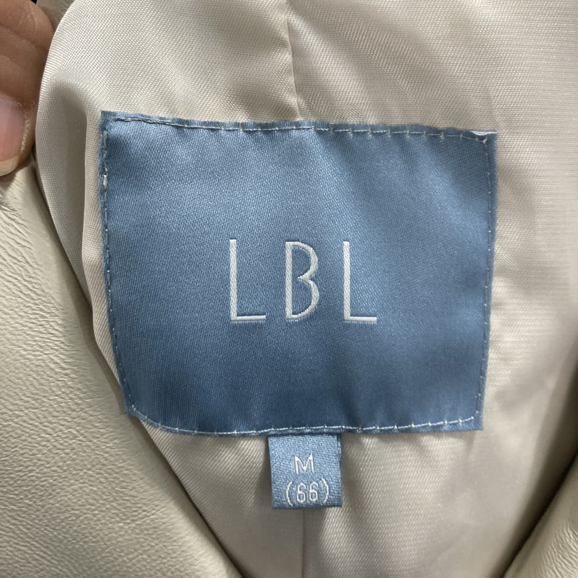 LBL 여성 양가죽자켓 베이지 66  상품이미지4