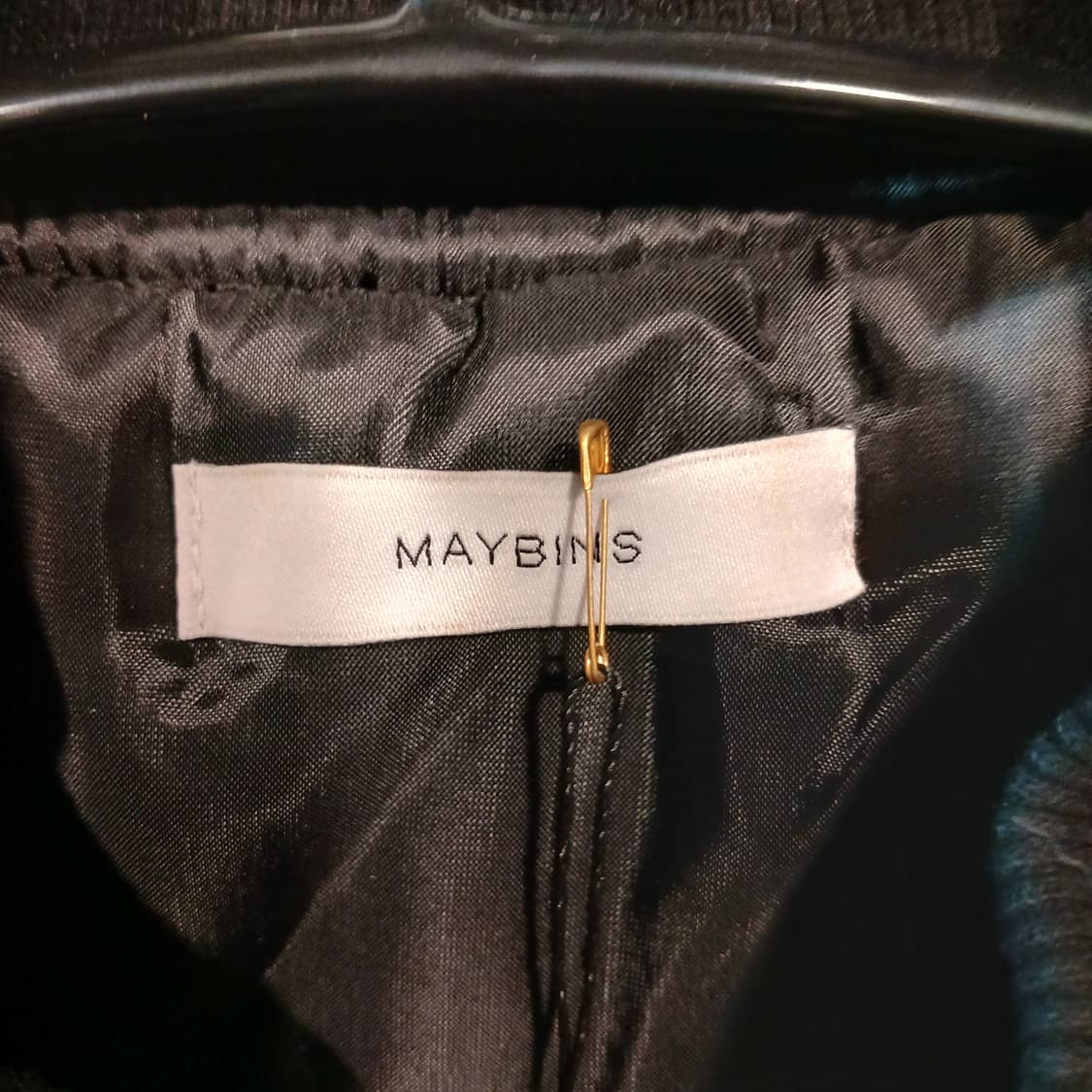 메이빈스 블랙 크롭 점퍼 상품이미지3