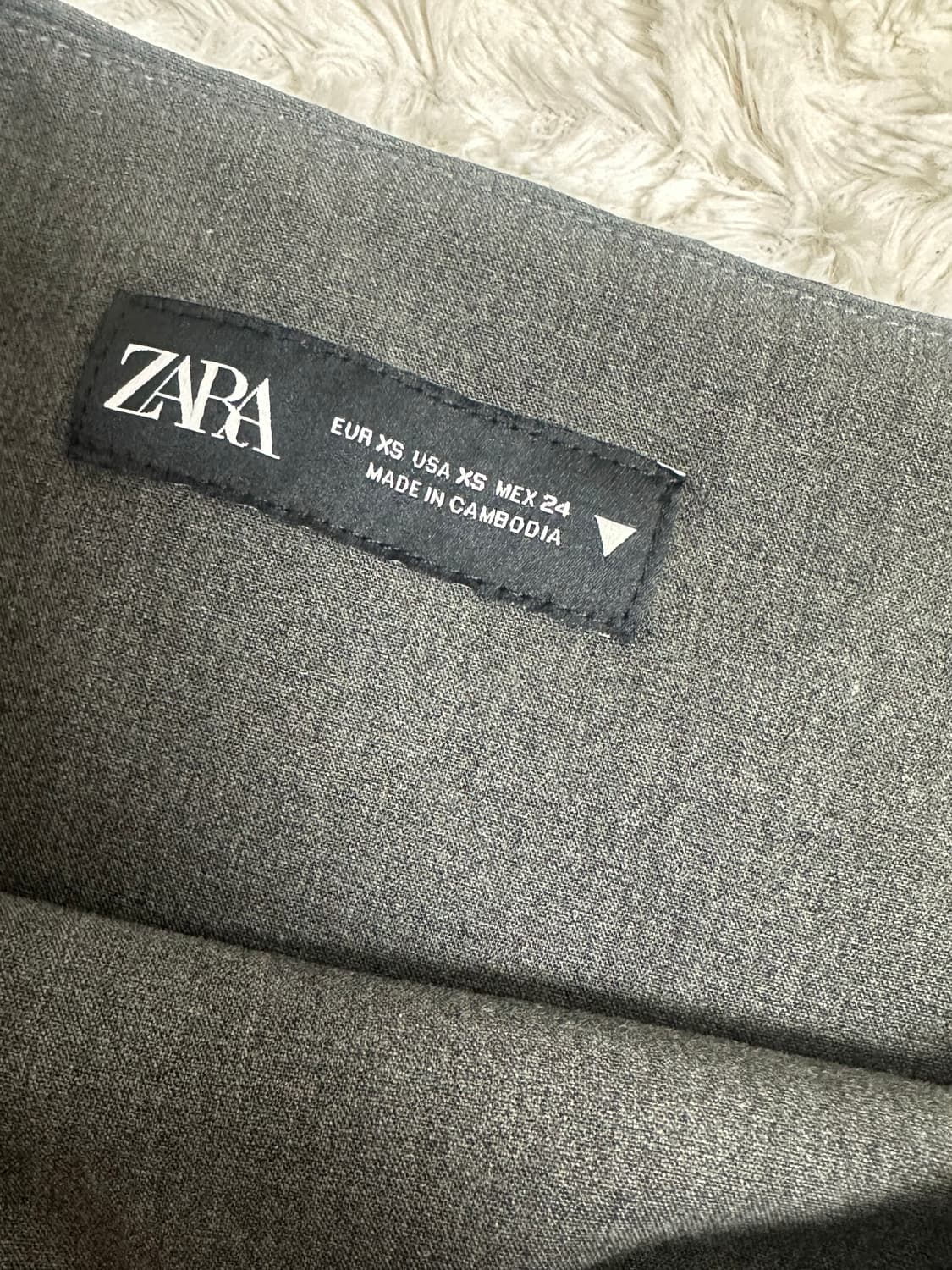 자라 zara 박스 플랫 스커트 xs 24 상품이미지3