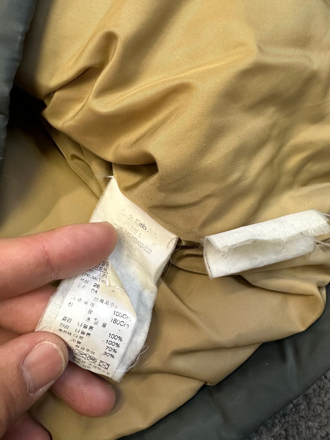 캘빈클라인 진 남성 패딩 L  상품이미지6