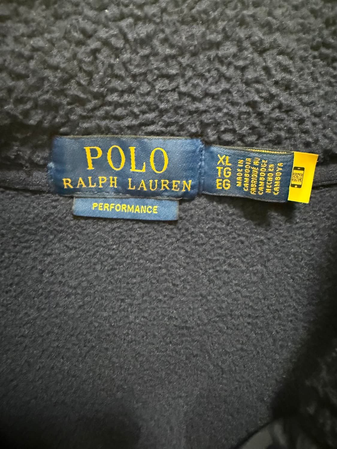 폴로 랄프로렌 네이비 후리스 XL 상품이미지2