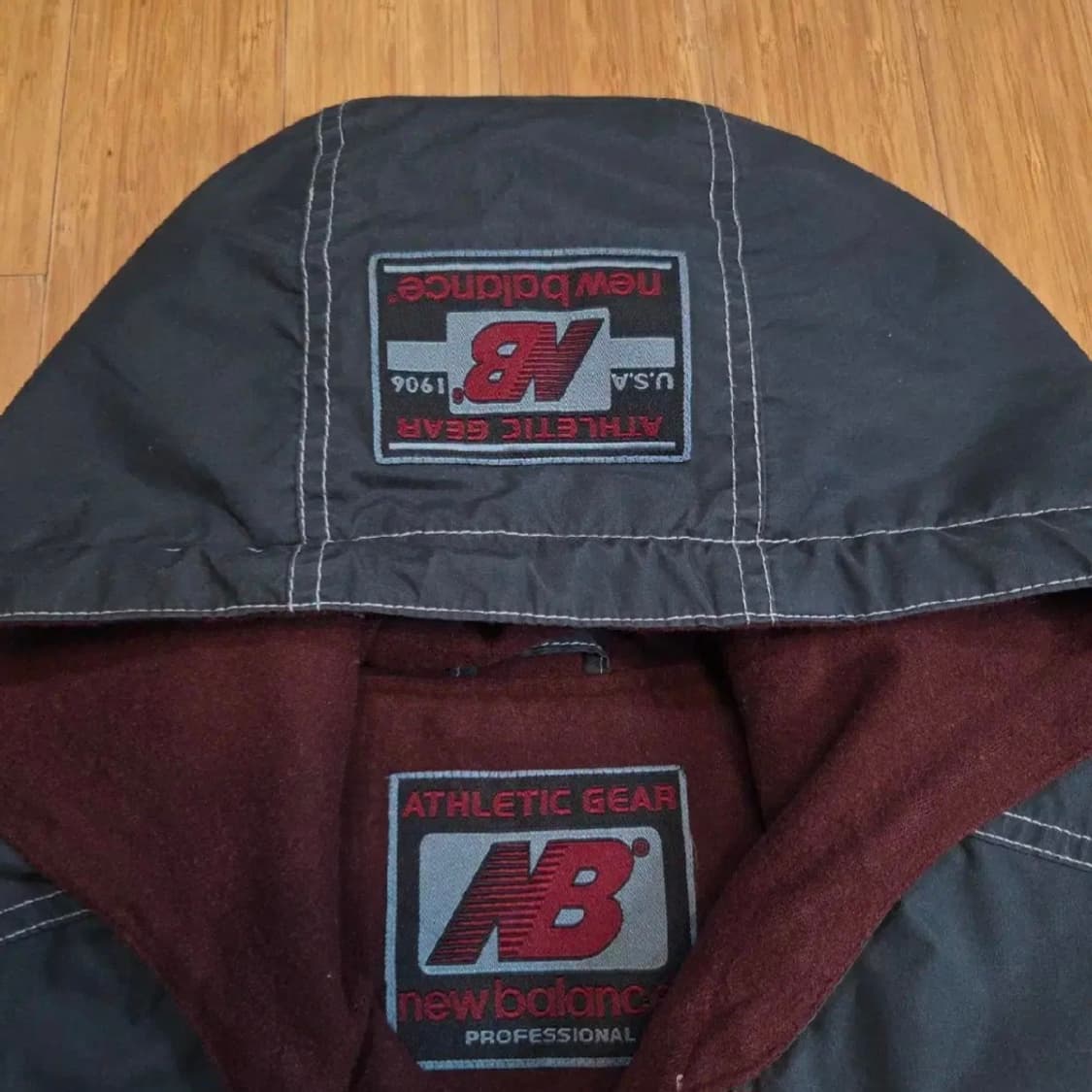 90s 올드스쿨 뉴발란스 빅로고 멀티포켓 자켓 (실2XL) 상품이미지8