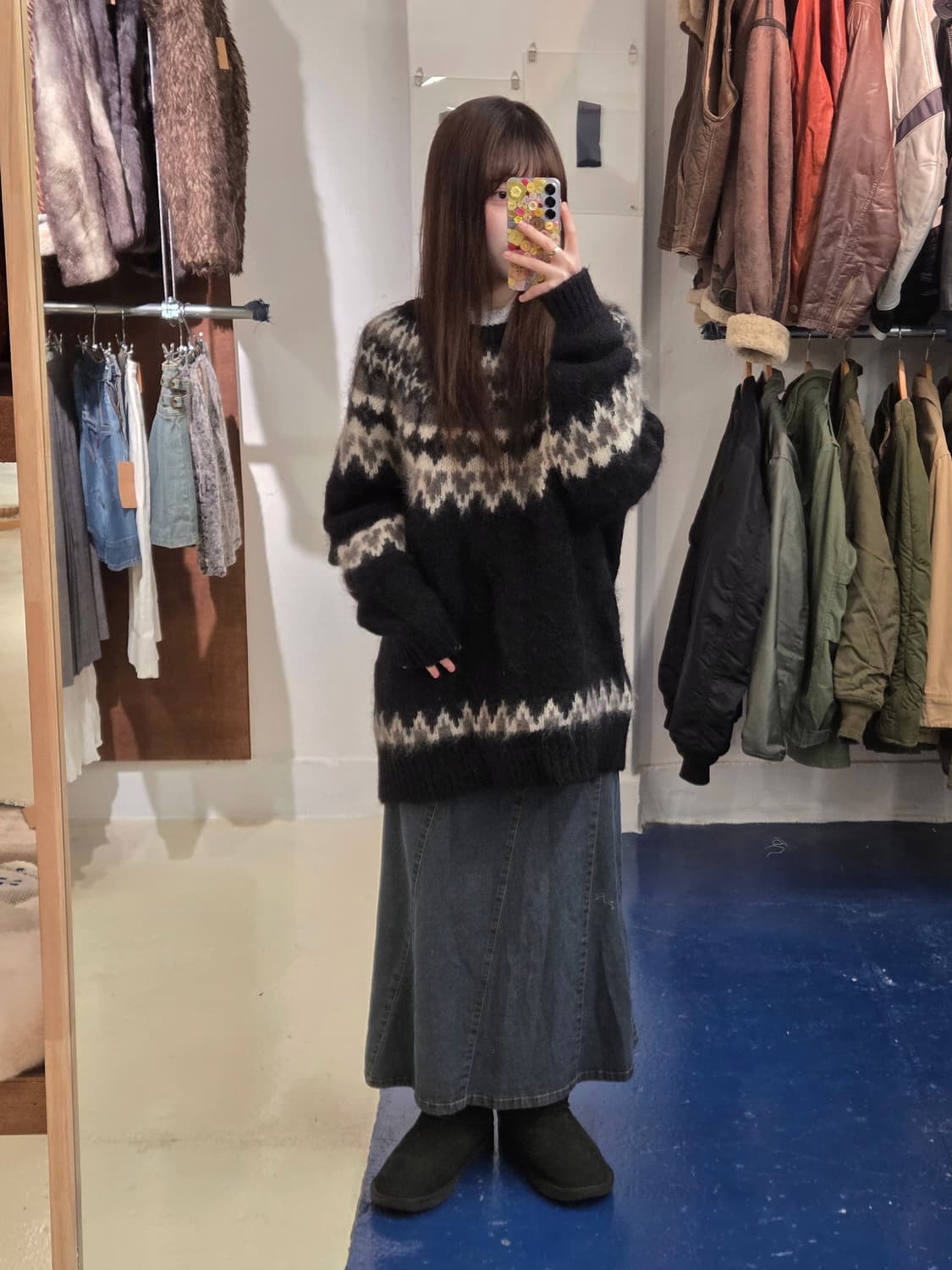 Batoner 바토너 Japan 모헤어 노르딕 니트 상품이미지2