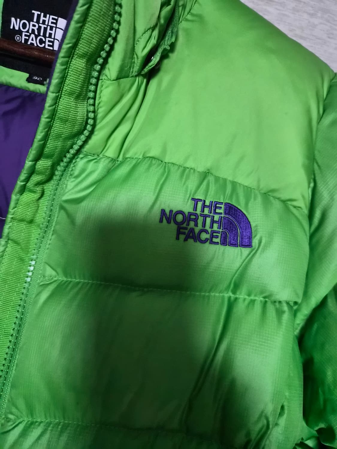 노스페이스 연두 눕시700 s (미노이 패딩) 상품이미지3