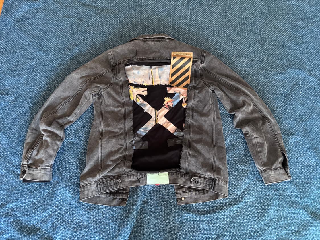 버질 아블로 오프화이트 데님자켓 급처 상품이미지1