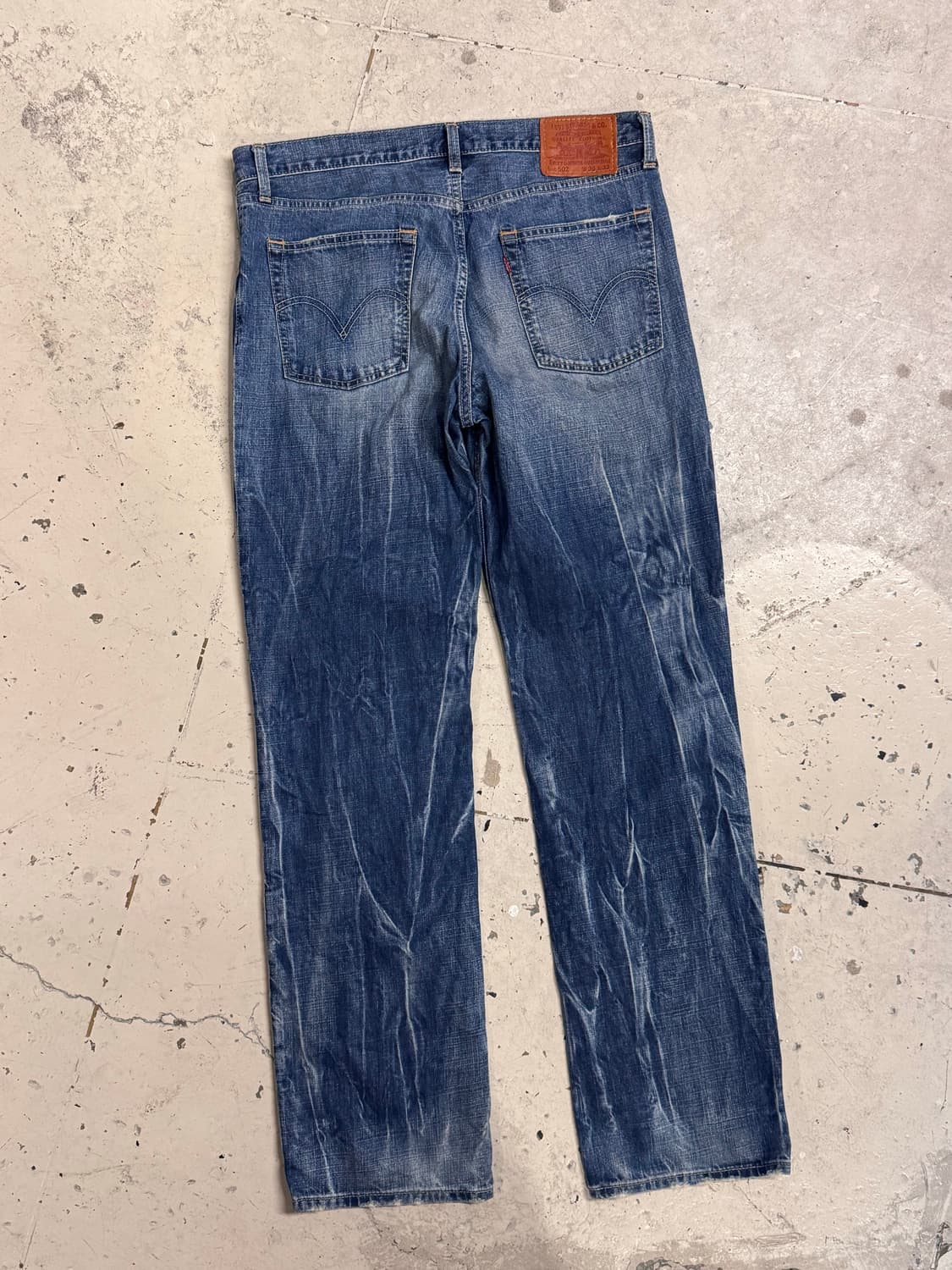 리바이스 502 다이드 워싱 데님팬츠  상품이미지3