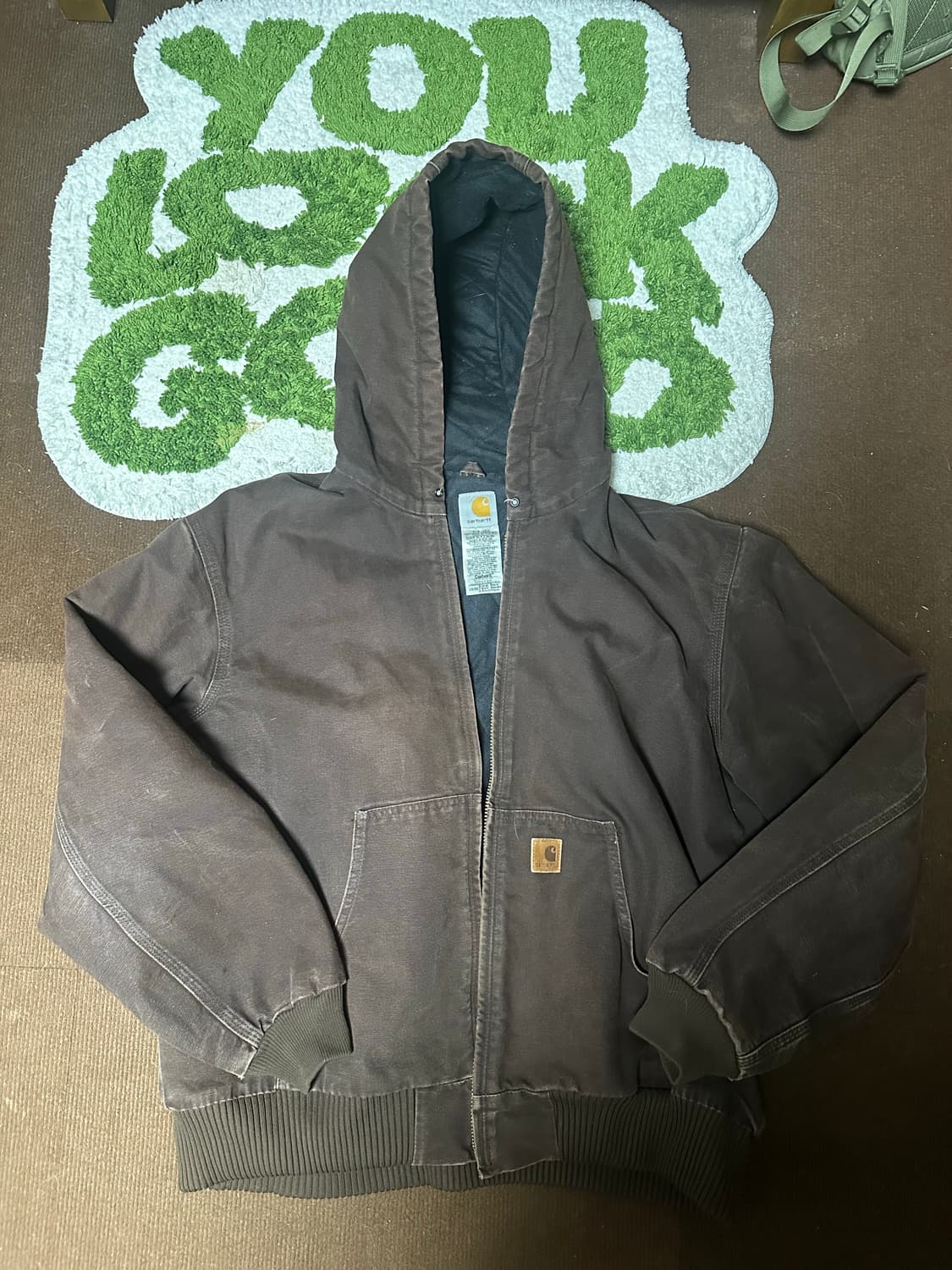 칼하트 후드 액티브 덕 자켓 j130 XL 상품이미지2