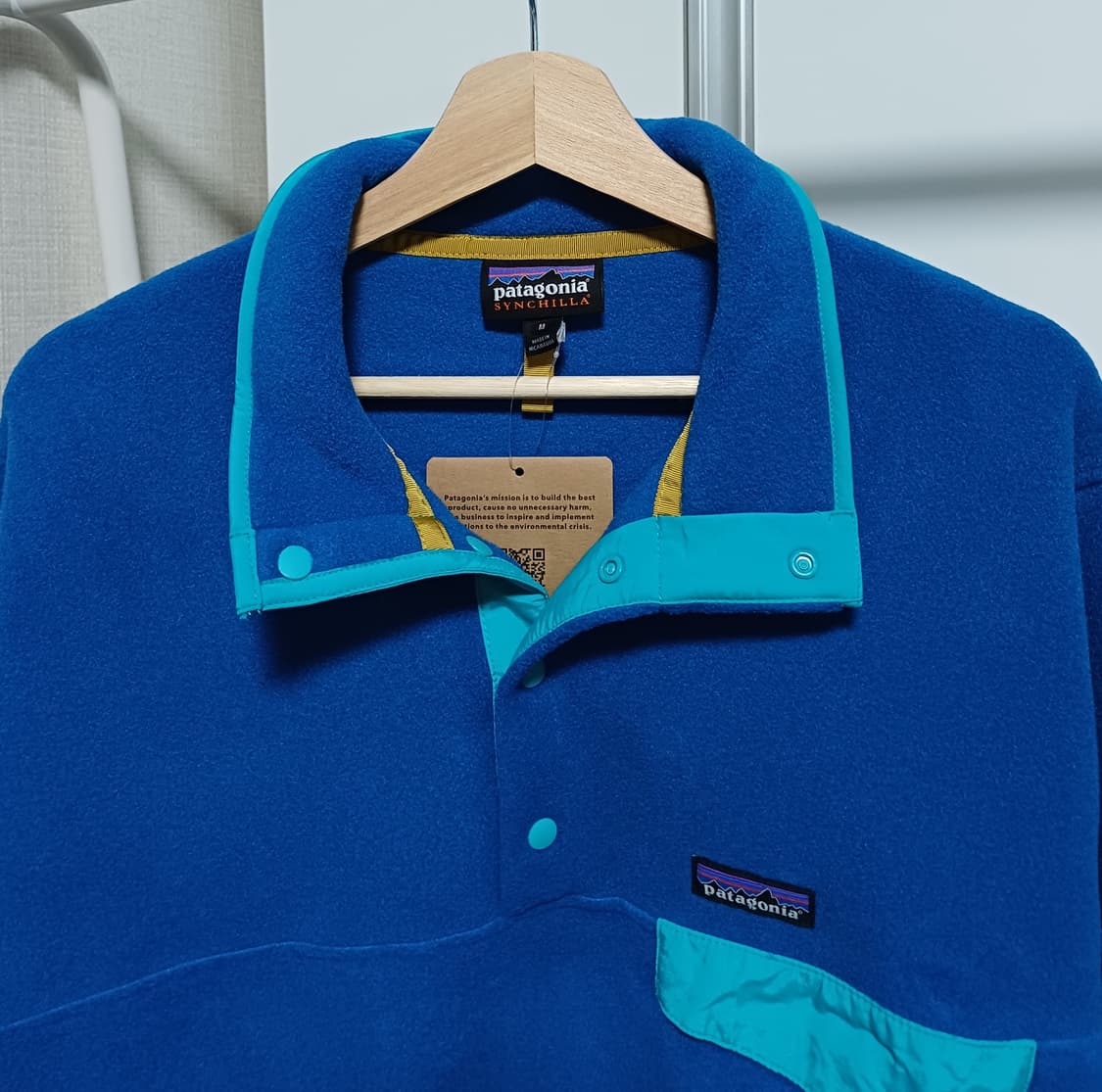 🇳🇮 [M] 파타고니아 신칠라 스냅티 반다나 블루  상품이미지2