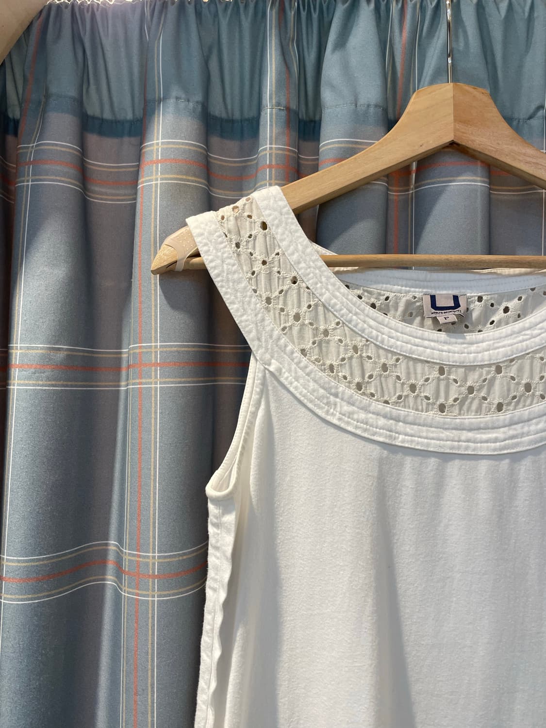 일본빈티지 펀칭아일렛 슬리브리스 상품이미지2