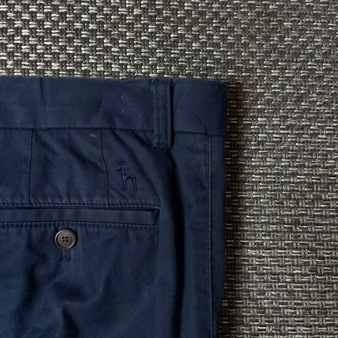 (34) 헤지스 네이비 코튼 팬츠 84 상품이미지5