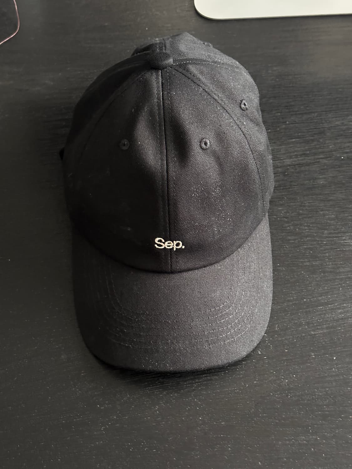Sep. 블랙 볼캡 상품이미지1