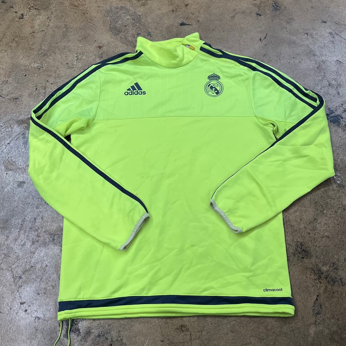 [정품/105] 아디다스 레알마드리드 트레이닝 탑 형광 긴팔티셔츠 b15 상품이미지2