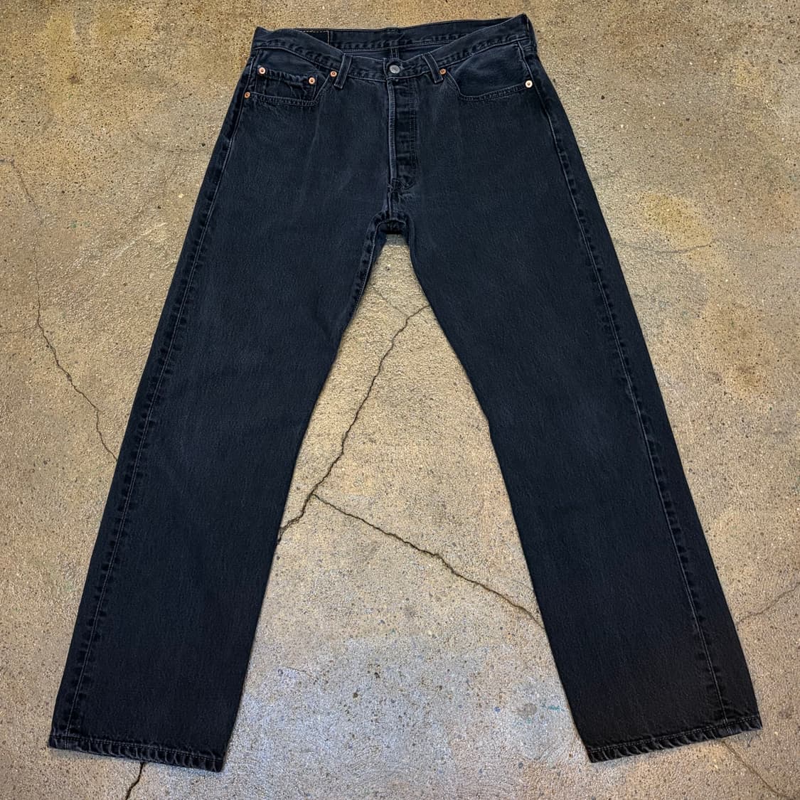 00s 미국 빈티지 리바이스 501 블랙진 청바지 상품이미지1