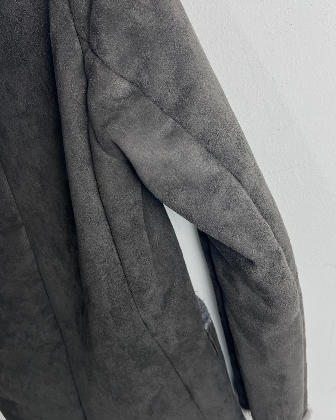 No ID 리버시블 무톤 코트 상품이미지7