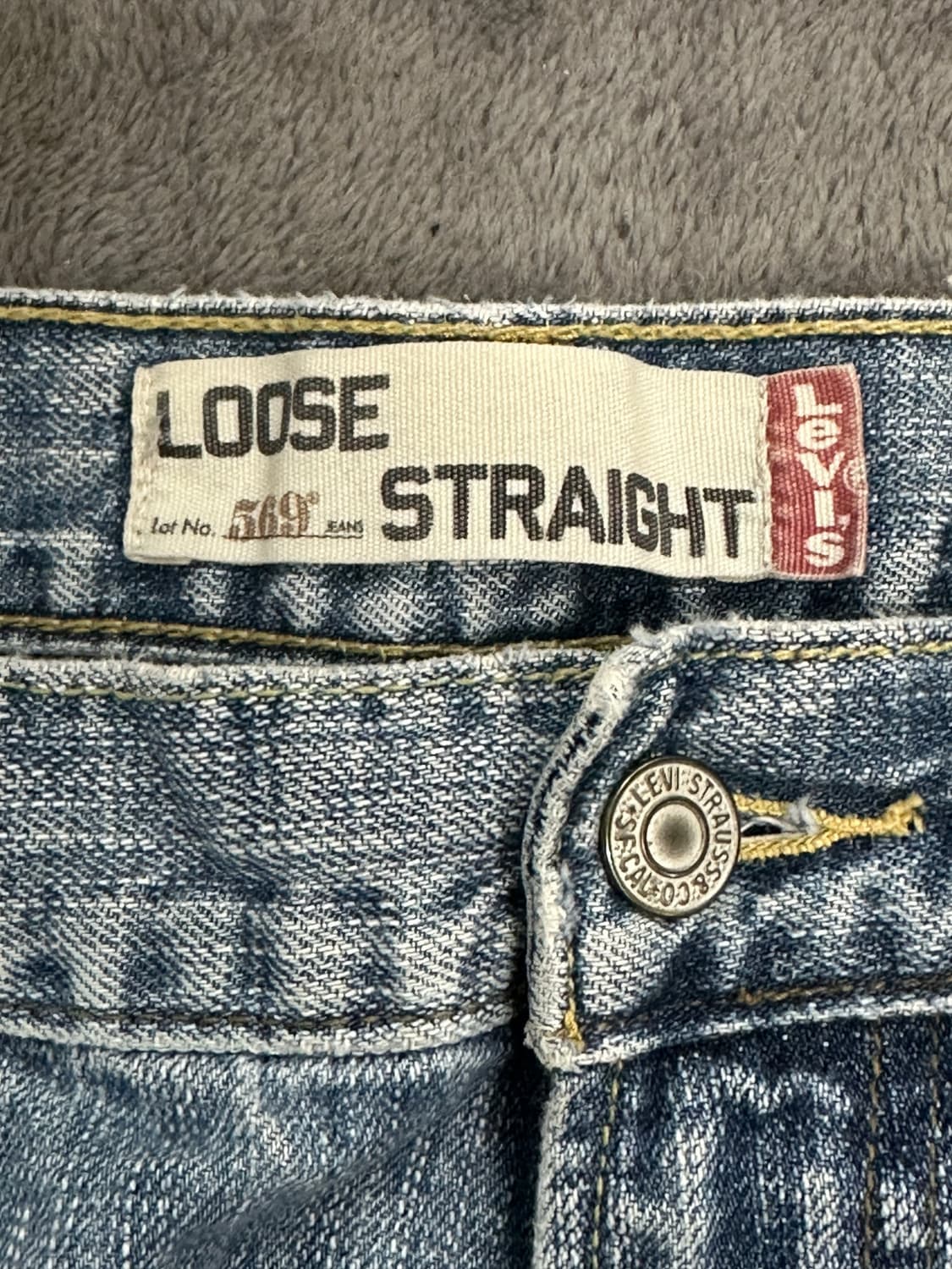 00s Levi's 569 데님 팬츠 38x32 상품이미지6