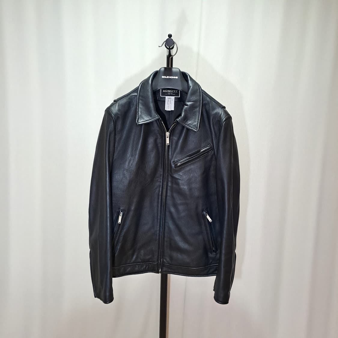 (택포) 에이징ccc 양가죽 싱글자켓 L B697 상품이미지1