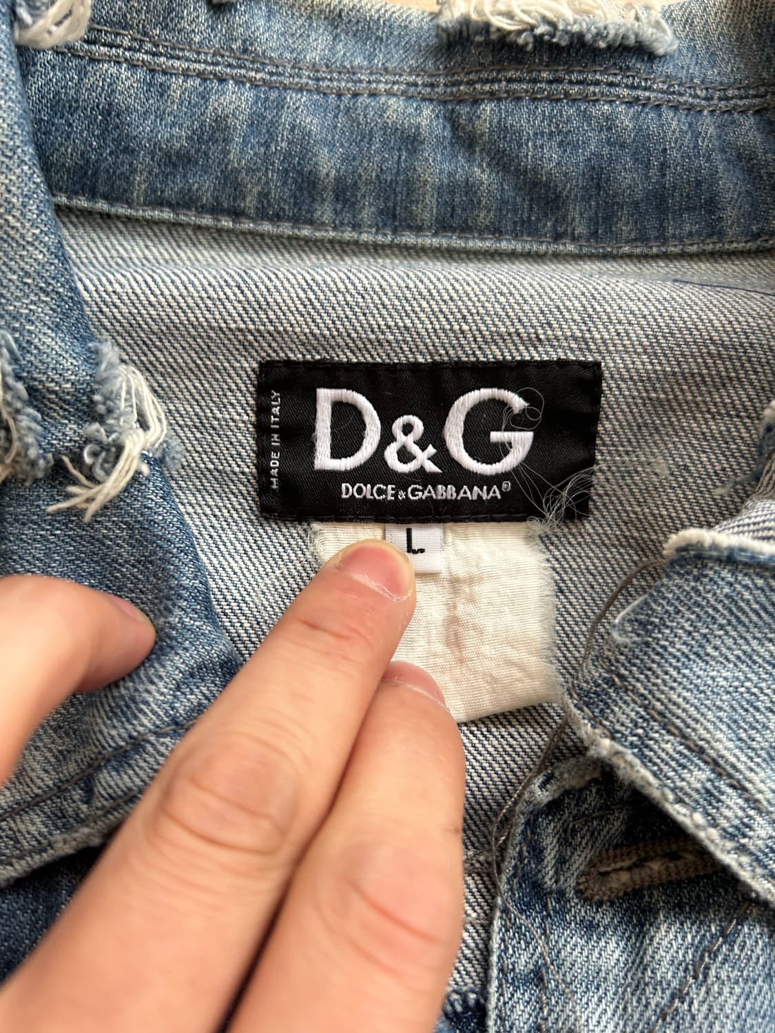 04AW Dolce&gabbana Denim jacket 상품이미지5
