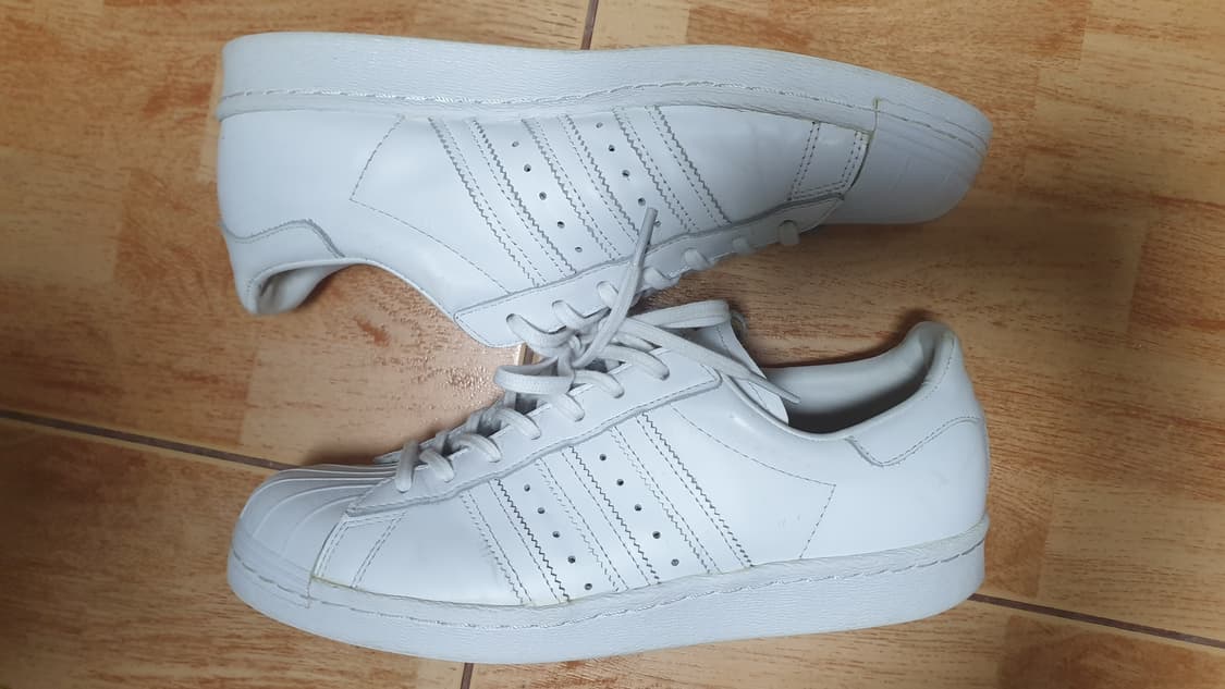 아디다스 슈퍼스타80's 화이트 265(260추천) 상품이미지4