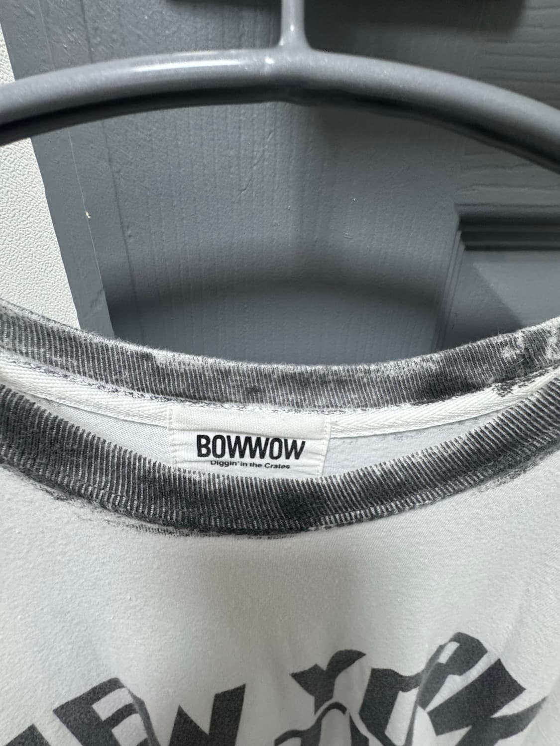 바우와우 bowwow 가먼트다이 링거티xl 메이드원 도넛리벤지 블랙아웃 상품이미지4