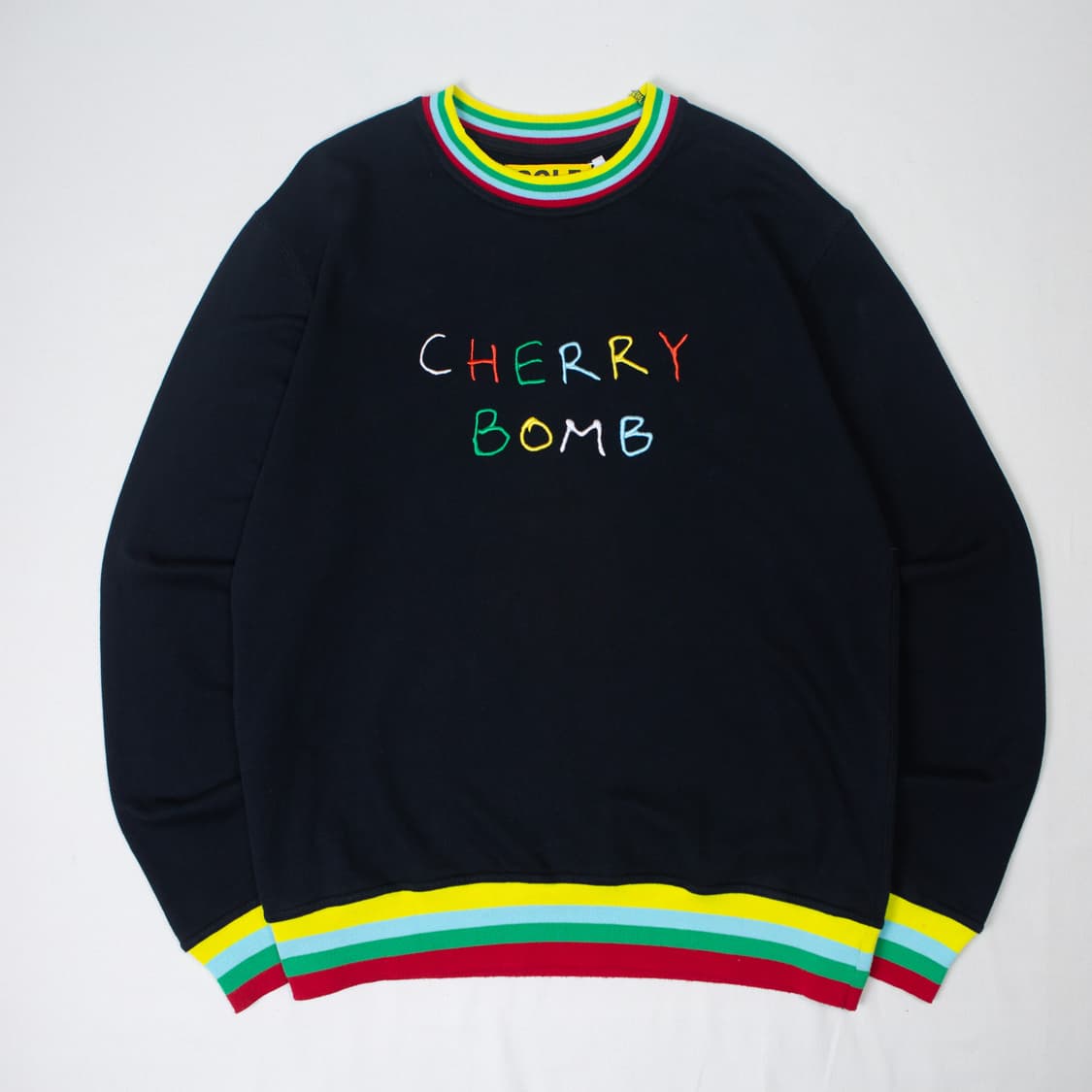 [Rare] 2016FW 골프왕 체리밤 스웻 셔츠 블랙 상품이미지2