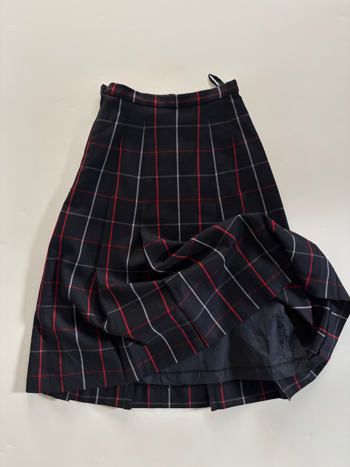 Burberry 버버리 네이비 노바체크 미디 플리츠 스커트 상품이미지5