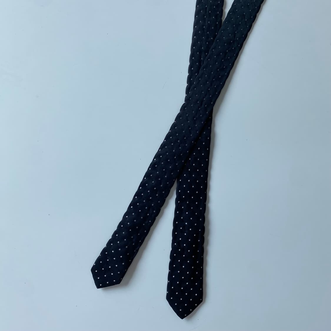 신형 돌체 앤 가바나 (D&G) 슬림 정품 블랙넥타이 4.2cm 상품이미지2