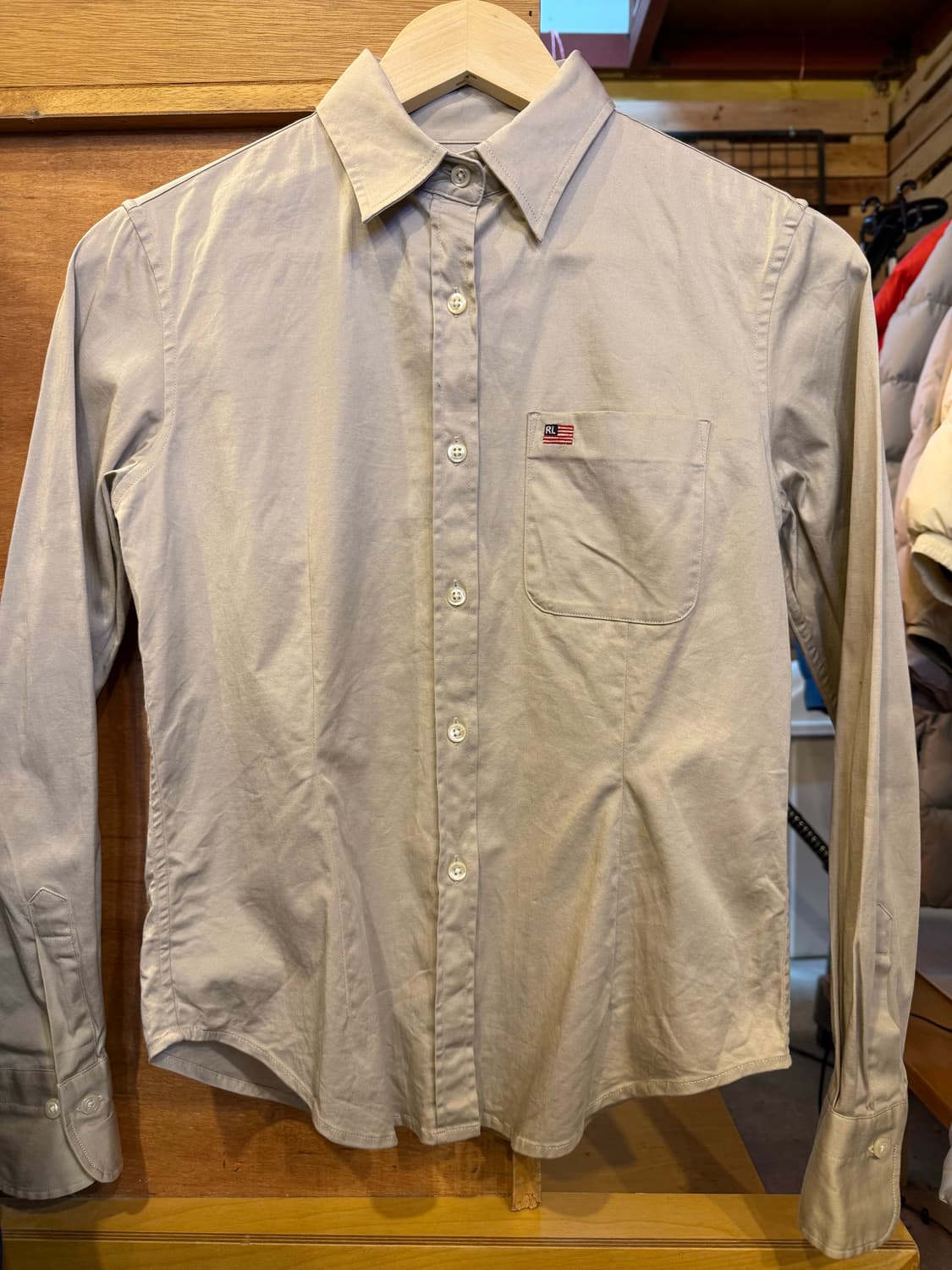 폴로진스 베이지 셔츠 상품이미지1