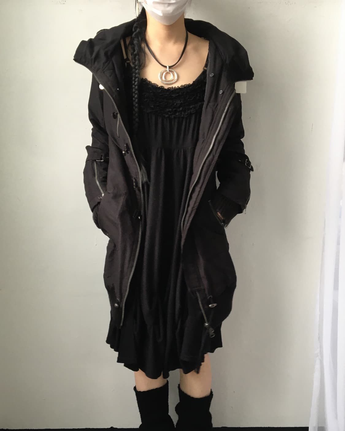 High neck filed jacket 상품이미지9