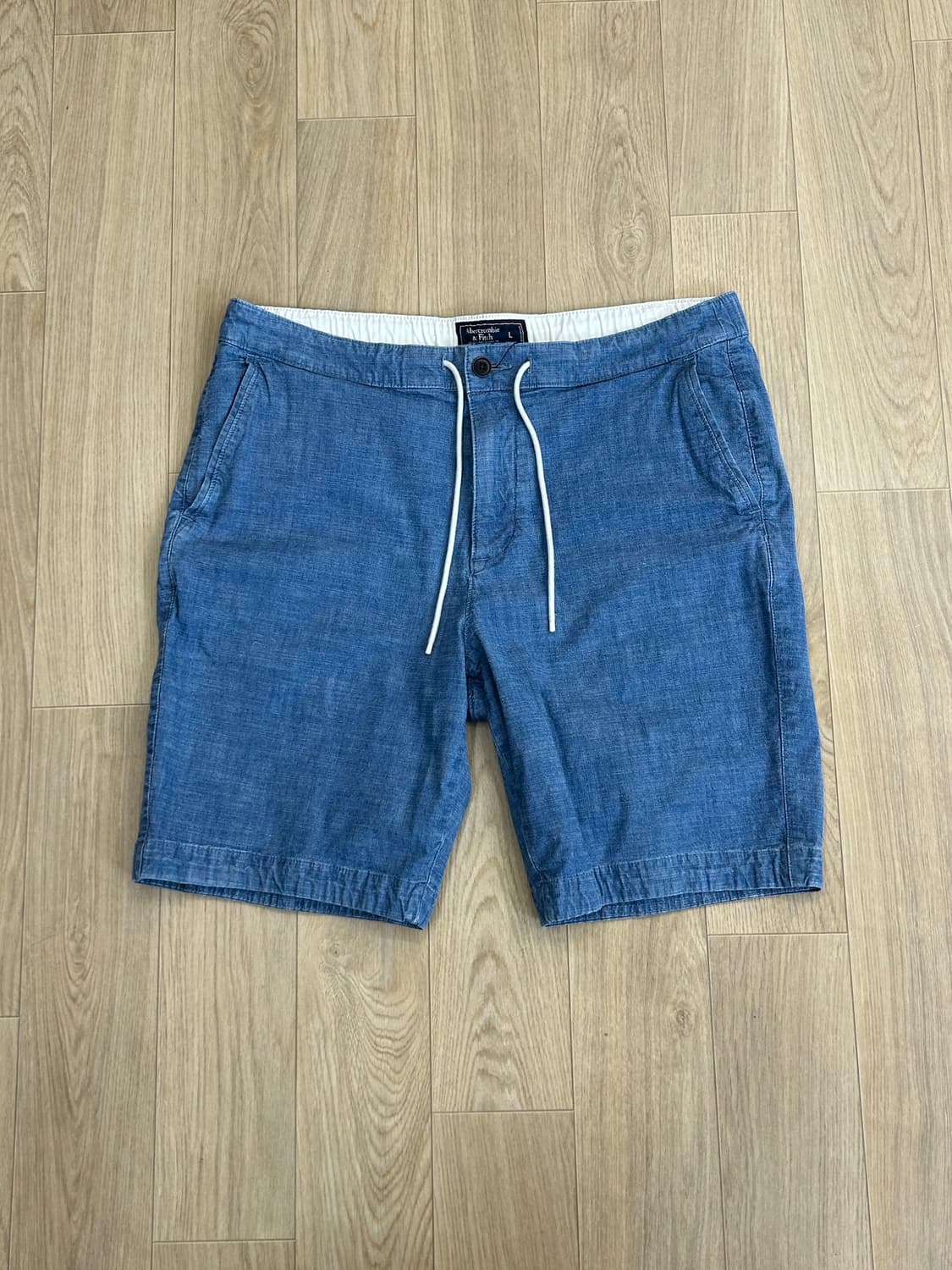 [L] Abercrombie & Fitch 샴브레이 반바지 상품이미지1