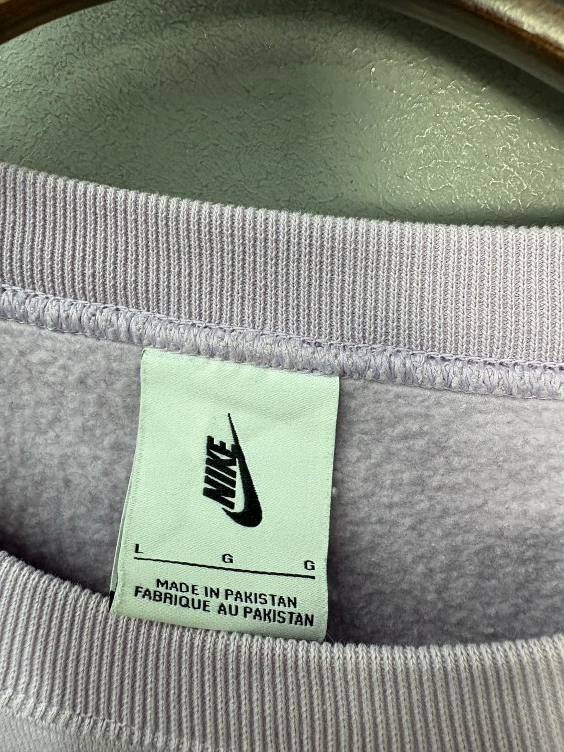 나이키 NRG 솔로스우시 크루넥 라벤더 스웻셔츠 A3126 상품이미지5