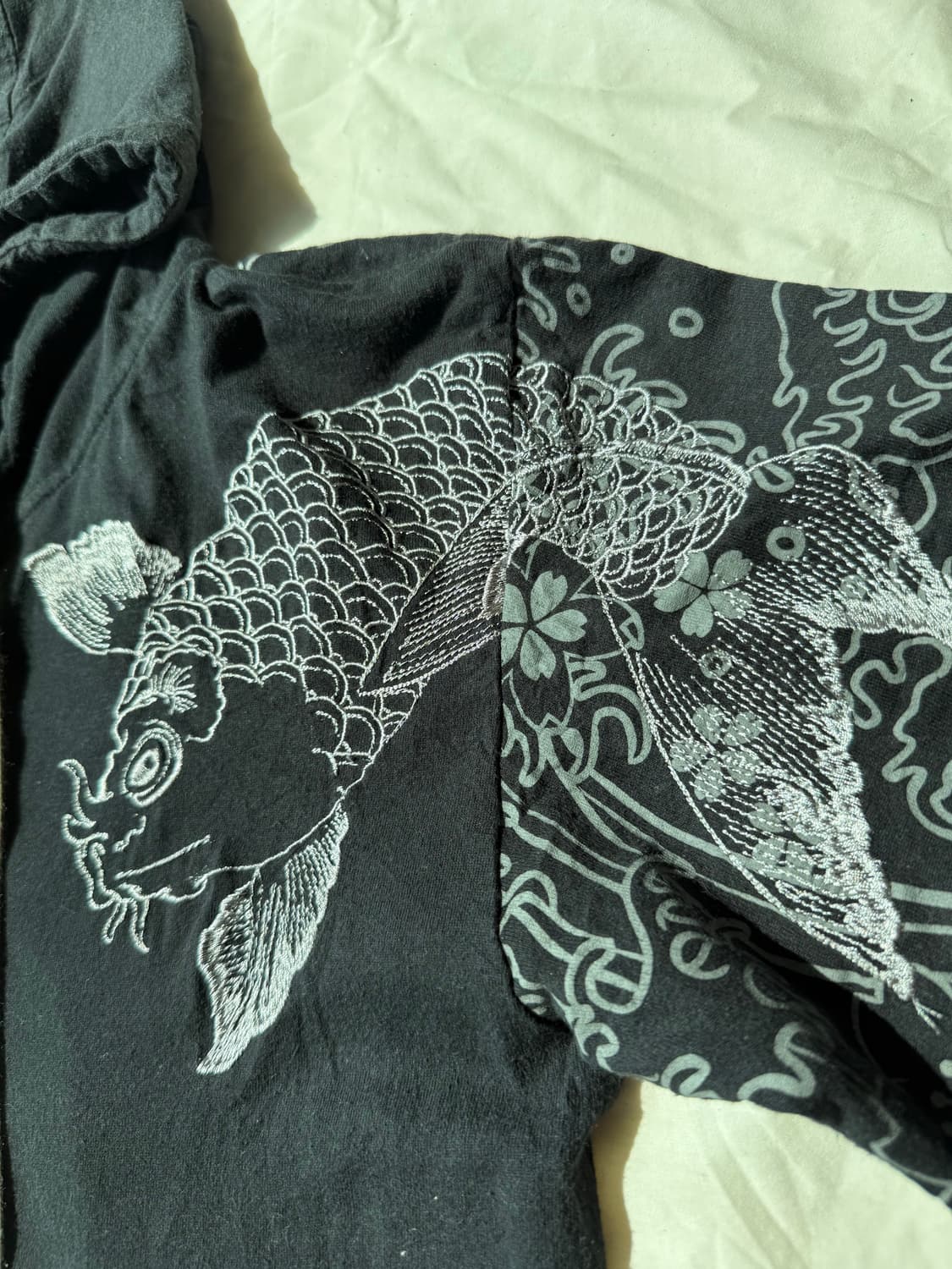 블랙 잉어 하프집업 상품이미지3