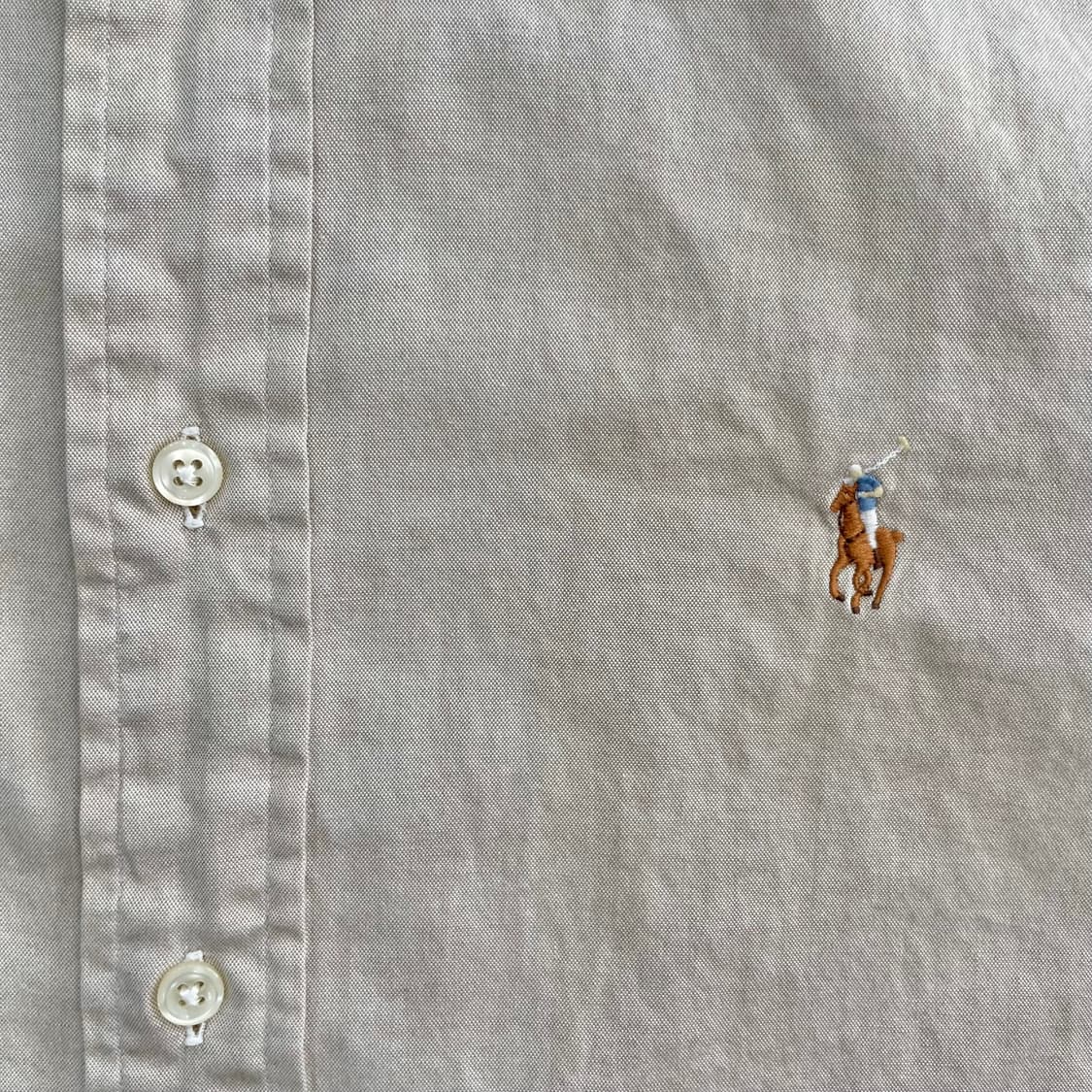 90's 폴로 핀포인트 옥스포드 셔츠 XL 상품이미지4